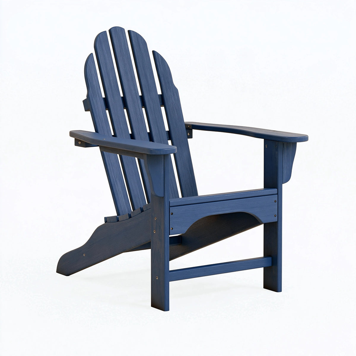 Fauteuil de jardin 82 x 90 x 98 cm en bois bleu style Adirondack