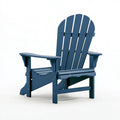 Fauteuil de jardin Adirondack 79 x 90 x 98 cm en bois bleu avec accoudoirs